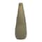 7.5&#x22; Green Abstract Coral Shaped Stoneware Vase
